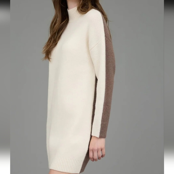 Blu Pepper Dresses & Skirts - NWT Blu Pepper Edana Brown & Cream Color Block Dress   Size S